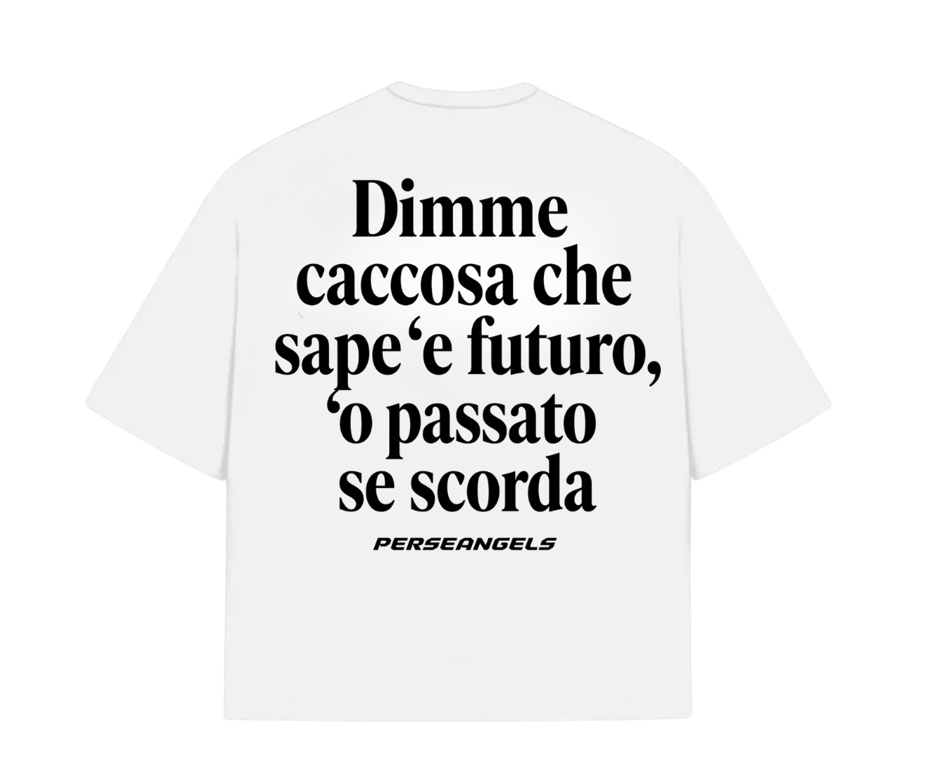 T-Shirt Cropped "TEXT YOU FEEL" DIMME CACCOSA Azure/Red/Yellow/Black