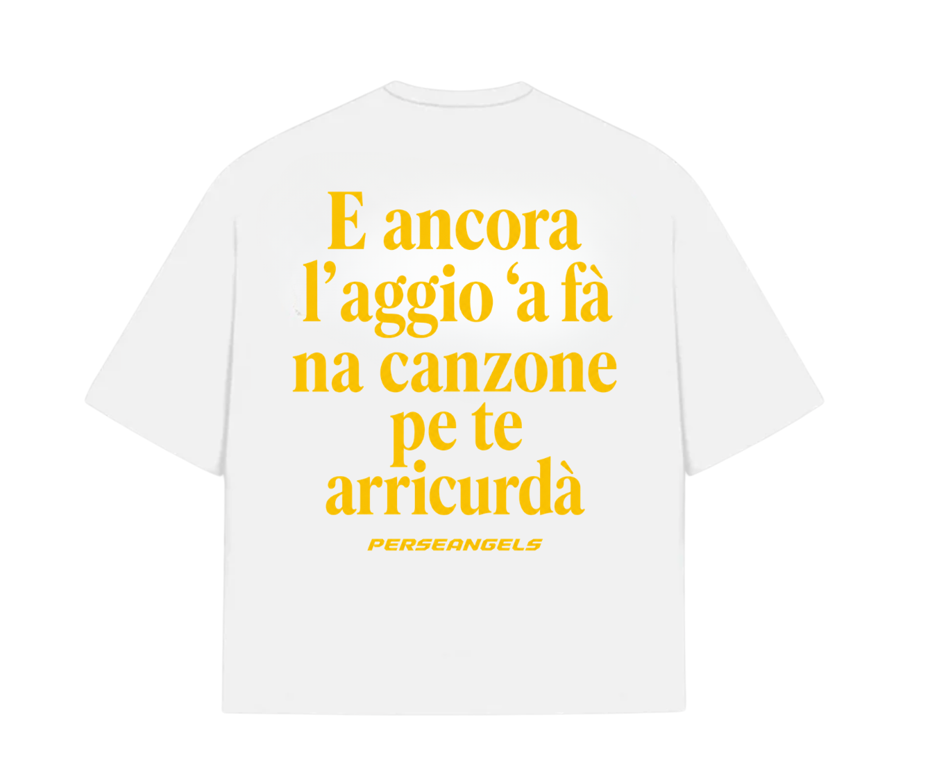T-Shirt Cropped "TEXT YOU FEEL" E ANCORA L'AGGIO Azure/Red/Yellow/Black