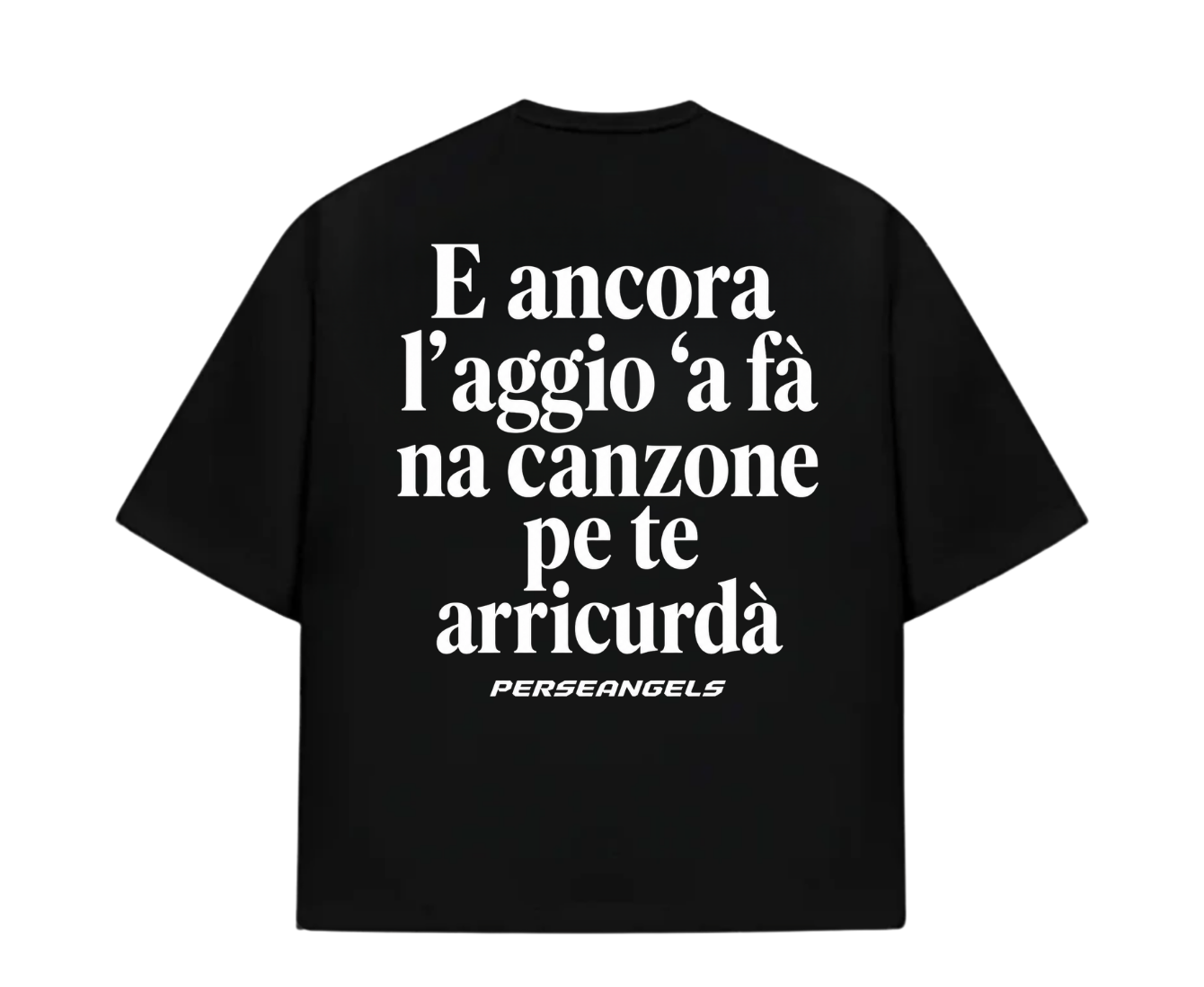 T-Shirt Cropped "TEXT YOU FEEL" E ANCORA L'AGGIO Azure/Red/Yellow/Black