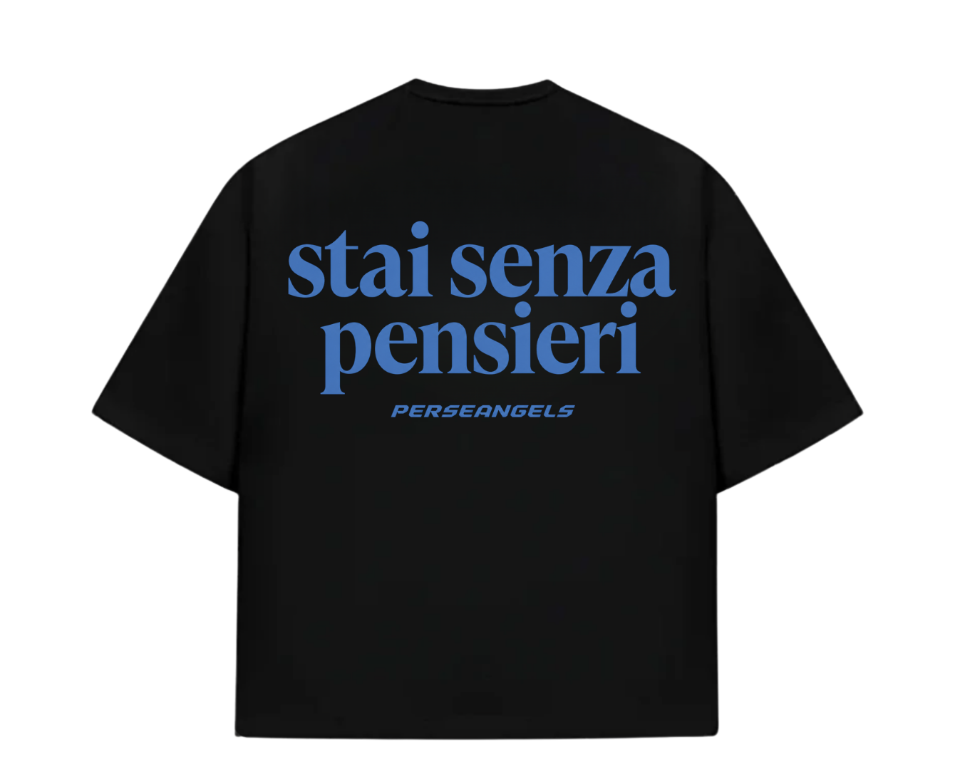 T-Shirt Cropped "TEXT YOU FEEL" STA SENZA PENSIERI Azure/Red/Yellow/Black