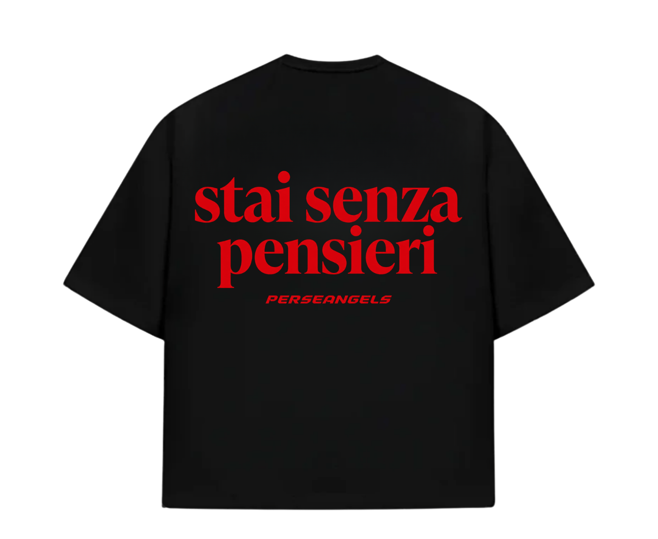 T-Shirt Cropped "TEXT YOU FEEL" STA SENZA PENSIERI Azure/Red/Yellow/Black