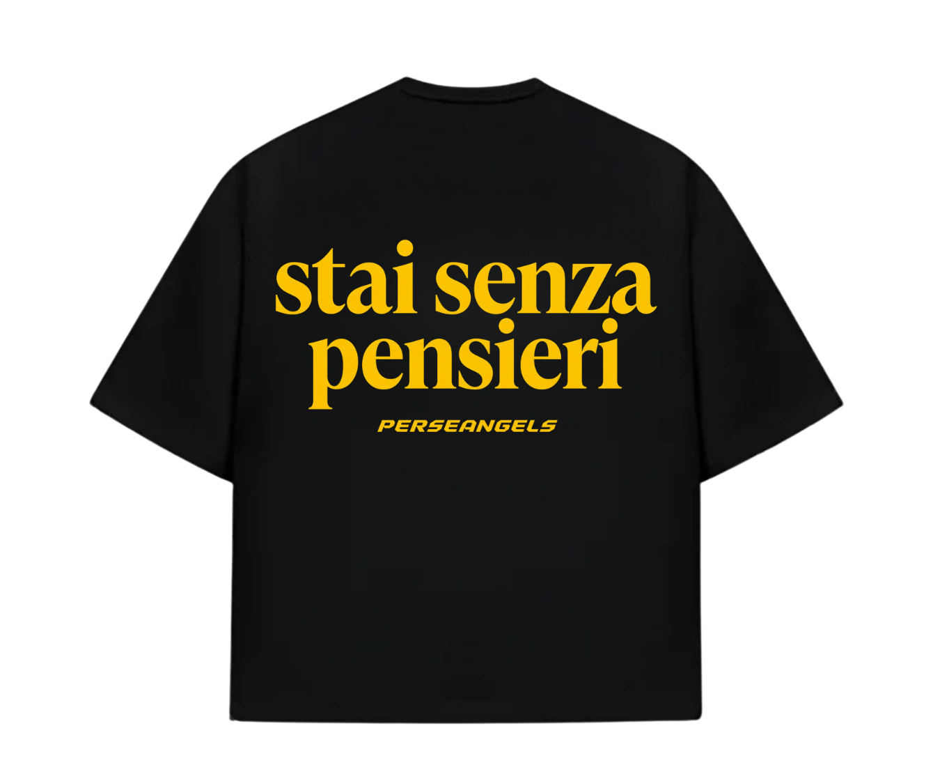T-Shirt Cropped "TEXT YOU FEEL" STA SENZA PENSIERI Azure/Red/Yellow/Black