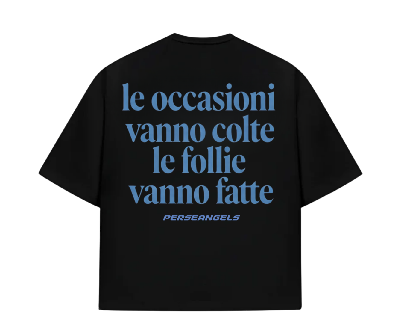 T-Shirt Cropped "TEXT YOU FEEL" LE OCCASSIONI Azure/Red/Yellow/Black
