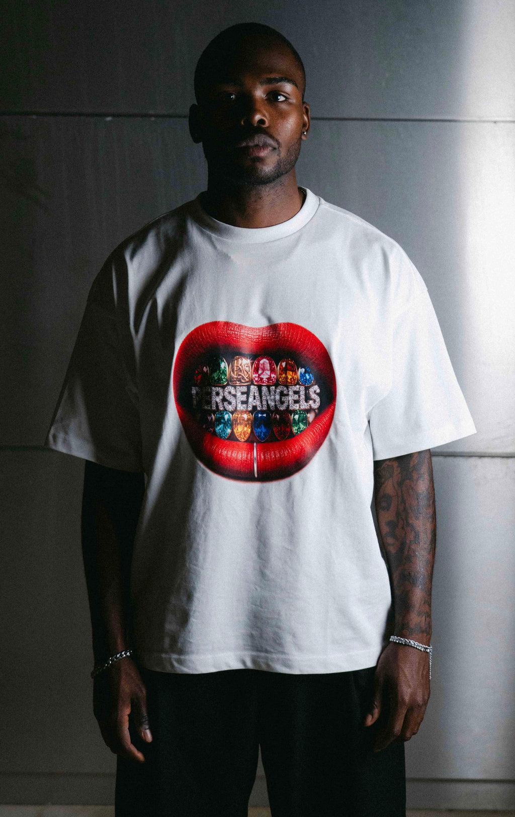 T-Shirt Cropped "SCARS TO GEMS" White