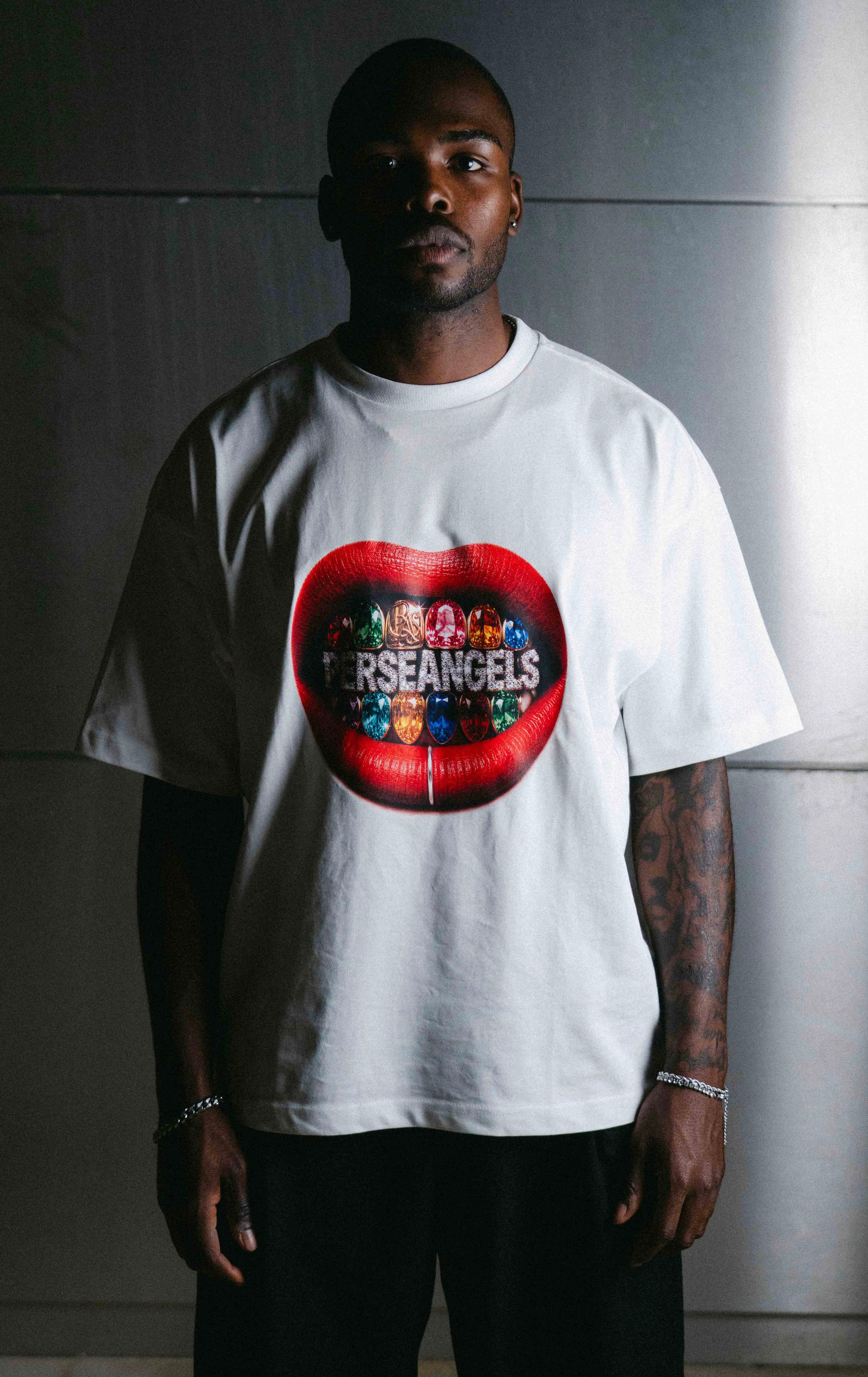 T-Shirt Cropped "SCARS TO GEMS" White